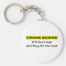 Crime Scene Investigator Keychain