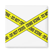 Crime Scene magnets