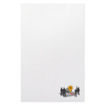 Crime Scene Map with Police and Body Outline Stationery Design