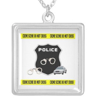 Crime Scene Necklace, Jewelry, Gifts and Apparel
