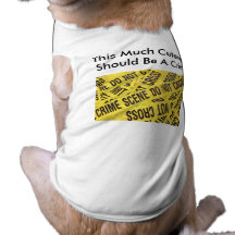 Crime Scene XS-3XL Doggie Tee Shirt