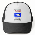 Crime Watch Neighborhood Highway Sign Trucker Hats
