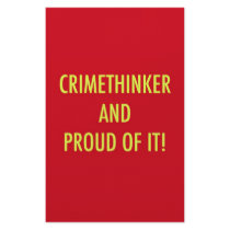 crimethinker and proud of it stationery