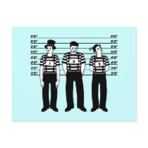 Criminal Mimes Post Card