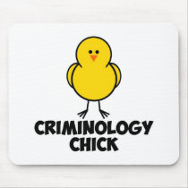 Criminology Chick mousepads