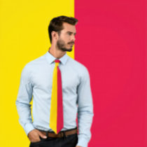 Crimson and Gold Two Color Tie