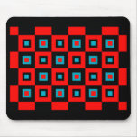 Crimson Blue Vertigo Mouse Pad