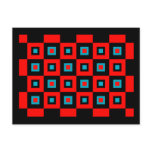 Crimson Blue Vertigo Post Card