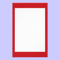 Crimson Border Stationery stationery