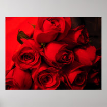 "Crimson Bouquet" Print