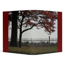 Crimson Fall Day Avery Binder