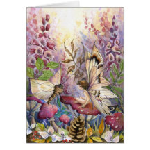 Crimson Foxglove Greeting Card