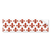 Crimson Garden Fleur bumper stickers by Fleurishes Crimson Garden Fleur bumper stickers