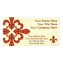 Crimson Garden Fleur de lis photo cards by Fleurishes Crimson Garden Fleur de lis photo cards