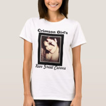 Crimson Girl's Have Great Curves:Pearl t-shirts