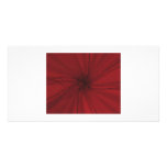 Crimson Horizontal Cards Custom Photo Card
