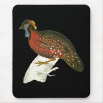 Crimson Horned Pheasant Mousepads