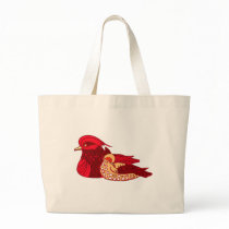 Crimson Red Birds bags