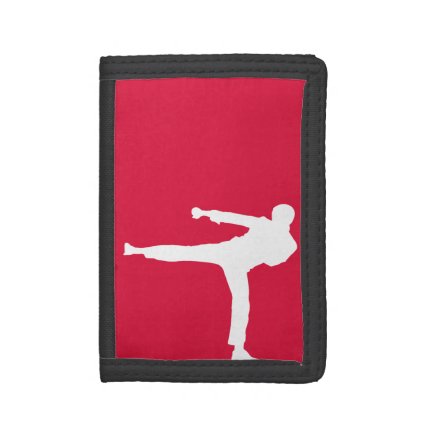 Crimson Red Martial Arts Wallet