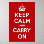 Crimson Red Posters