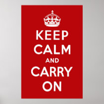 Crimson Red Posters