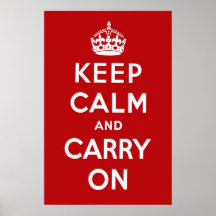 Crimson Red Posters
