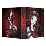 "Crimson" Red Tattoo Cybergoth Angel Binder
