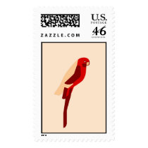 Crimson Rosala - Australian Parrot - Native colors postage by lonvig Crimson Rosala - Australian Parrot - Native colors postage