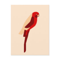 Crimson Rosala - Australian Parrot - Native colors postcards by lonvig Crimson Rosala - Australian Parrot - Native colors postcards