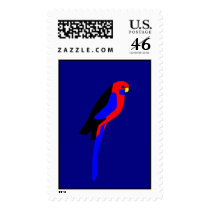 Crimson Rosala - Australian Parrot postage by lonvig Crimson Rosala - Australian Parrot postage