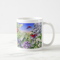 crimson rosellas mugs by joeyartist crimson rosellas mugs