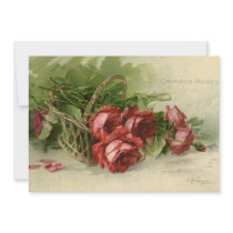 Crimson Roses invitations