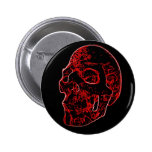 Crimson Skull Button buttons