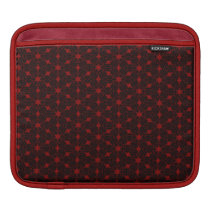 Crimson vintage Damask Designer - iPad sleeve