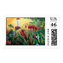 "Crimson Visitor" postage