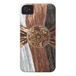 Crinkled Velour Snake Skin & Jeweled IPhone4 Case iPhone 4 Case-Mate Case
