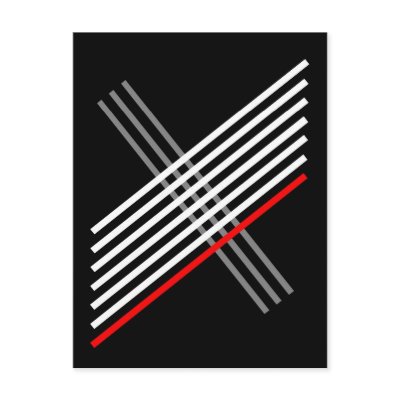 Cris Cross Postcards by lonvig