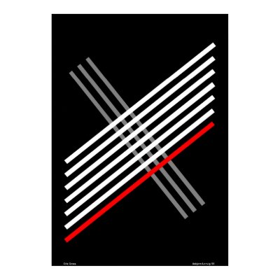Cris Cross Poster by lonvig
