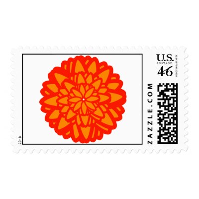 Flower lovers postal stamp.