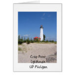 Crisp Point Lighthouse Michigan Greeting Cards Crisp Point Lighthouse Michigan Greeting Cards