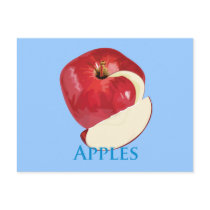 Crisp Red Apple postcards by aproducetrail Crisp Red Apple postcards