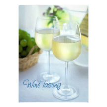 Crisp Whites Wine Tasting Personalized Announcement