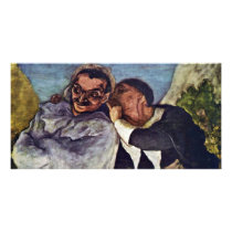 Crispin And Scapin By Daumier Honoré Photo Card
