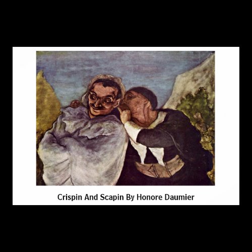 Crispin And Scapin By Honore Daumier Posters