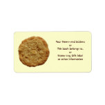 Crispy Baked Cookie Name Gift Tag Bookplate