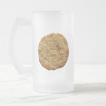 Crispy Baked Cookie On A Drinks Glass