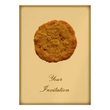 Crispy Baked Cookie Party Event Custom Announcements