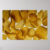 Crispy potato chips posters