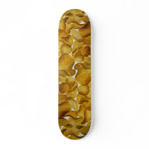 Crispy potato chips custom skateboard