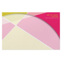Criss Cross * Fuchsia Pink Business Stationery by color_therapy Criss Cross * Fuchsia Pink Business Stationery